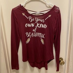 No boundaries long sleeve size S